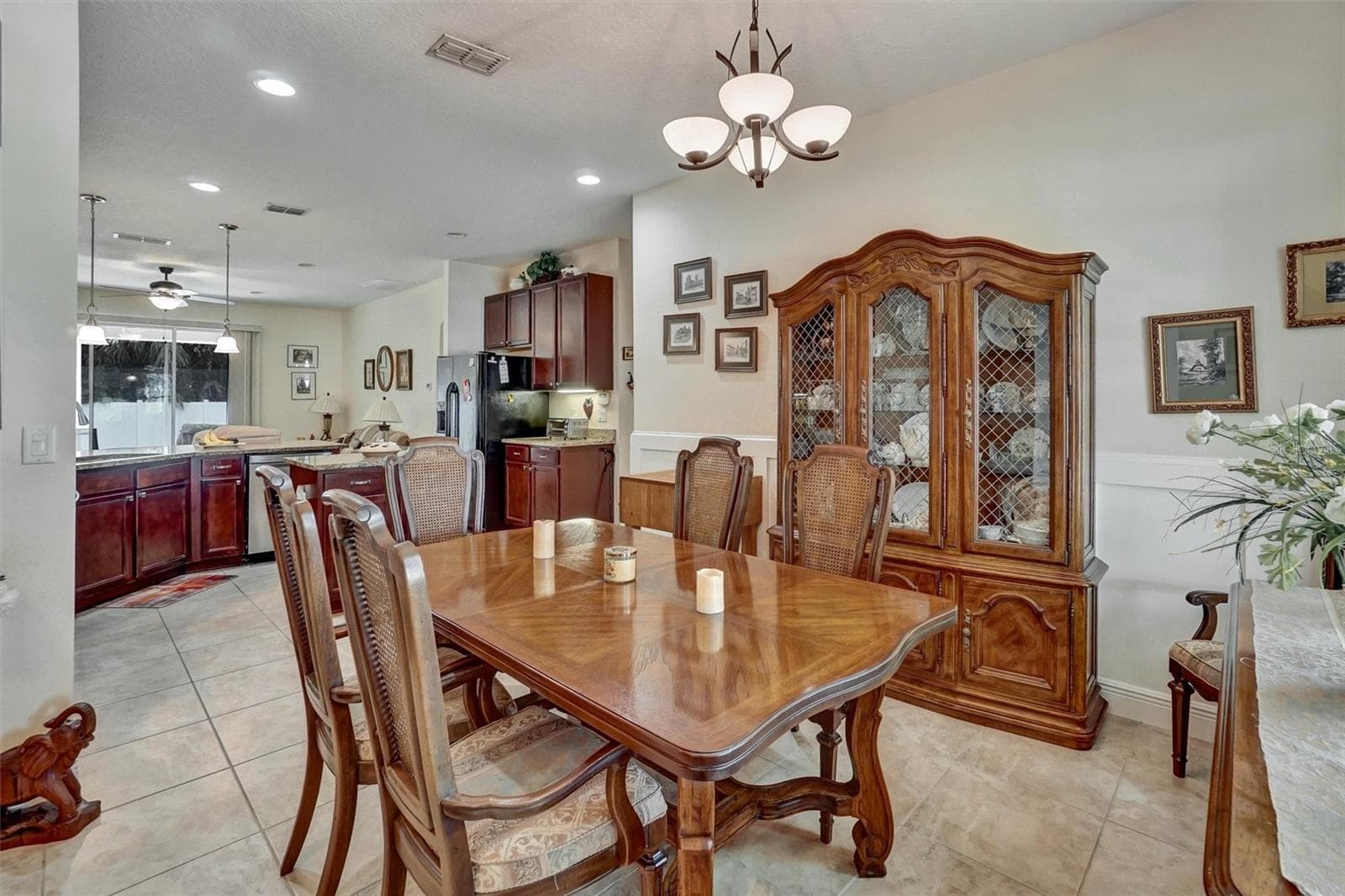 Dining room and kitchen - 1720 LADY FERN TRL, DELAND