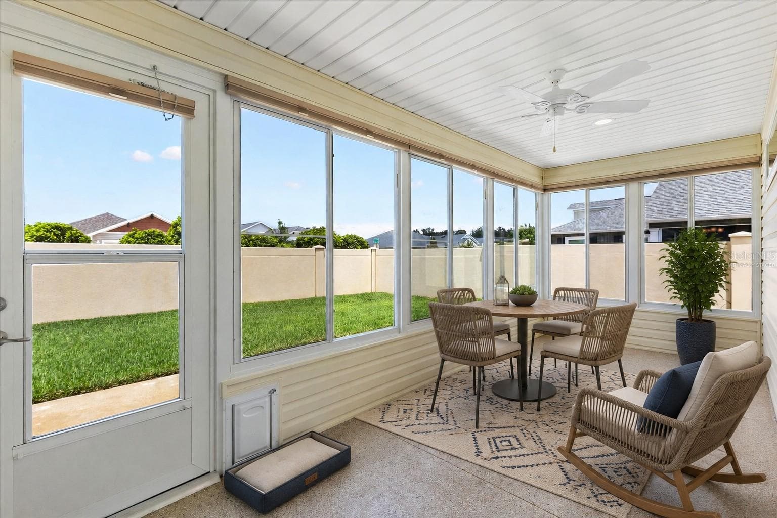 Virtually Staged Florida Room Under Air - 5805 CAMDYN CT, THE VILLAGES