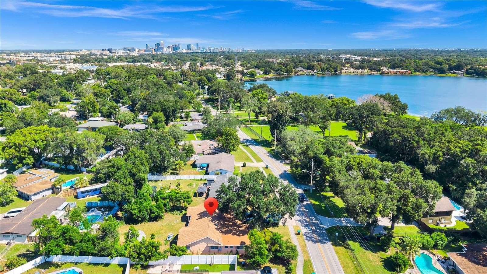 Aerial-Looking North - 3126 S OSCEOLA AVE, ORLANDO