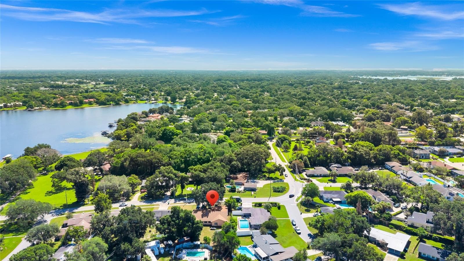 Aerial - Looking East - 3126 S OSCEOLA AVE, ORLANDO