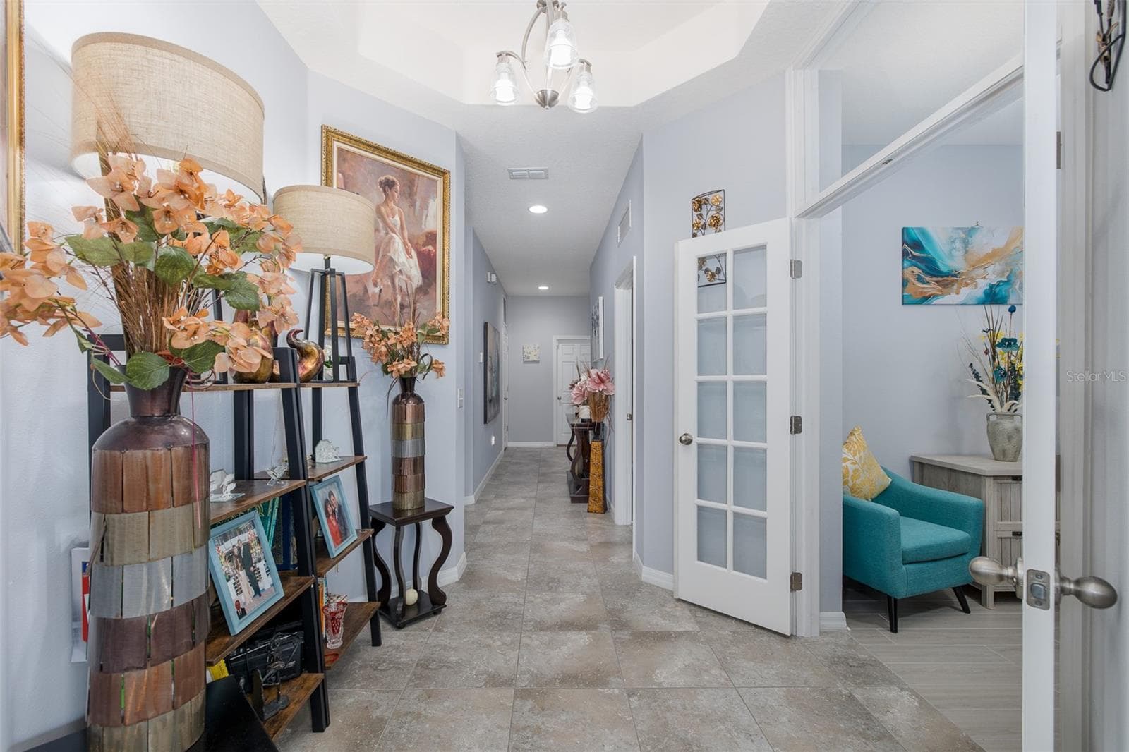 Hallway/entrance to office - 2220 PARROT FISH DR, HOLIDAY