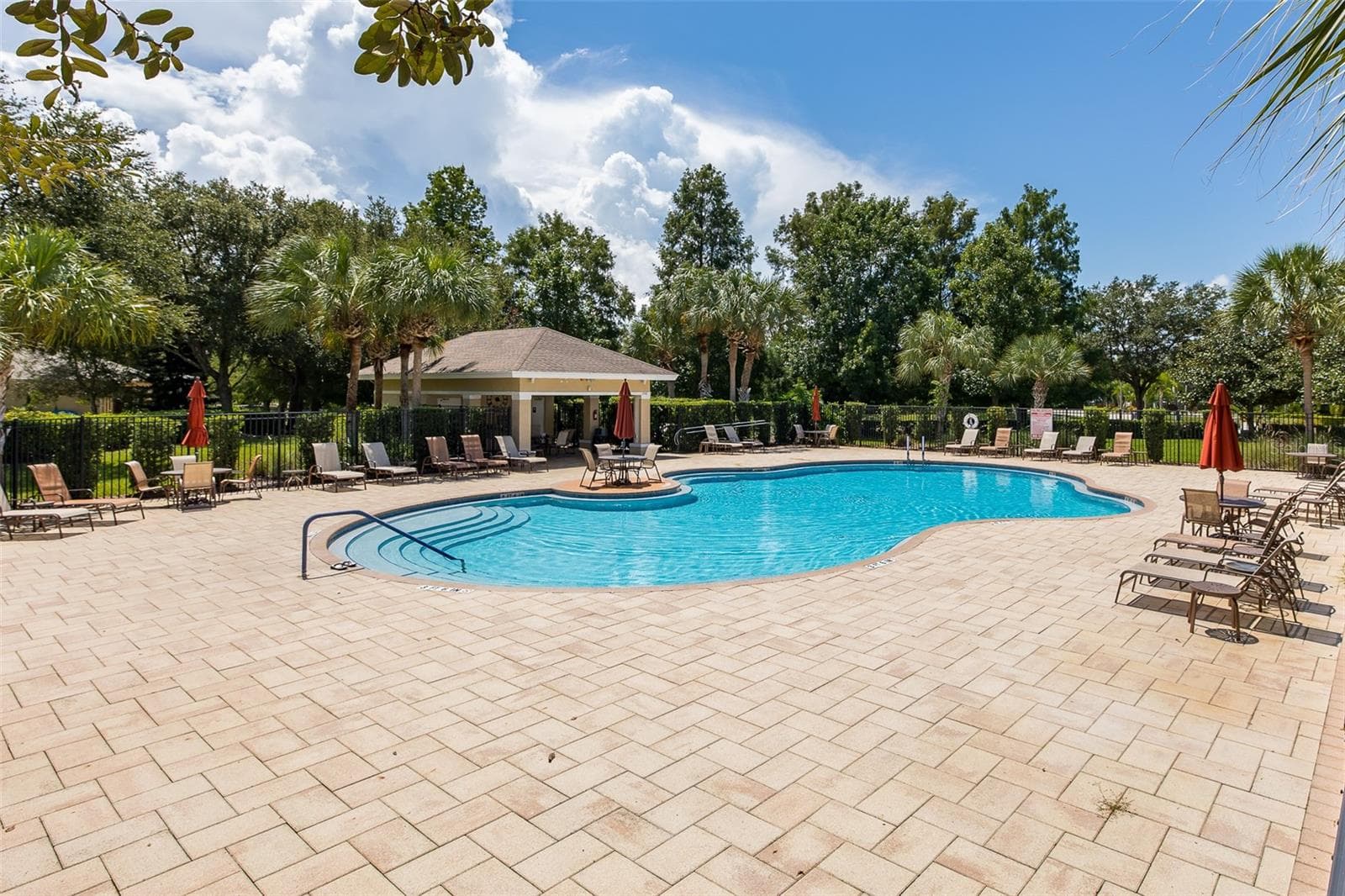 Community pool - 2220 PARROT FISH DR, HOLIDAY