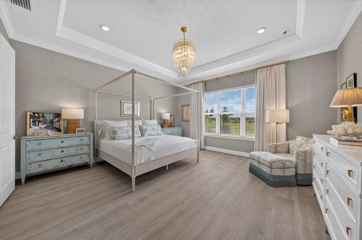 Primary Bedroom with a View!! - 10168 SILENT NIGHT LN, SARASOTA