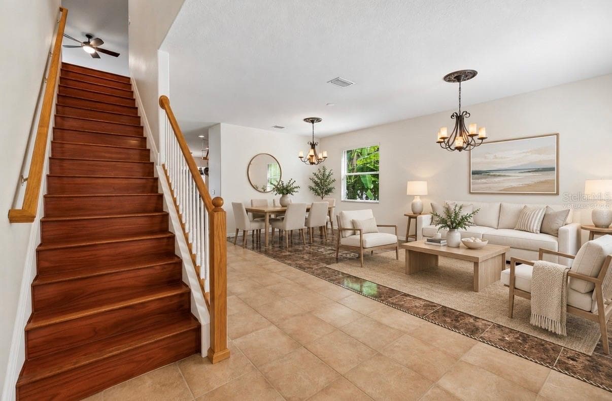 Virtually StagedLiving/Dining Room - 11232 CREEK HAVEN DR, RIVERVIEW