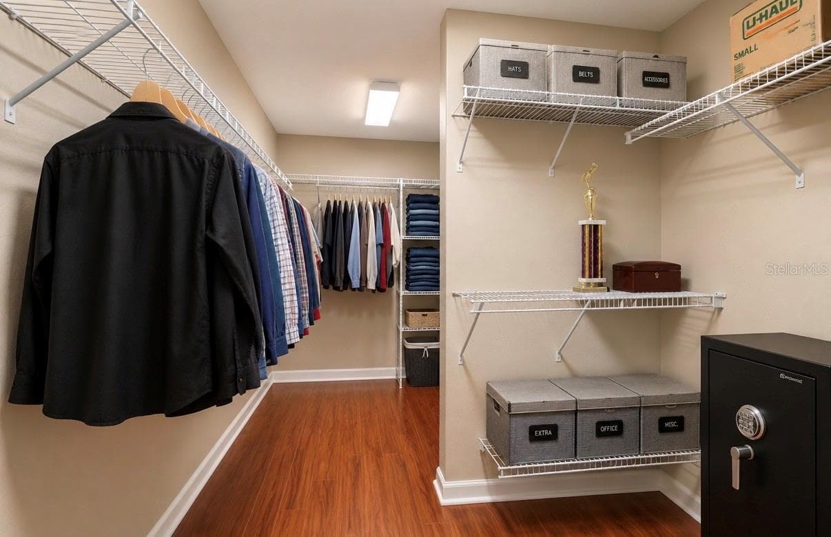 Primary Closet - 11232 CREEK HAVEN DR, RIVERVIEW