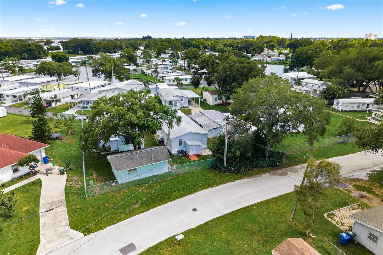 Aerial with lake - 980 7TH ST NW #88, LARGO
