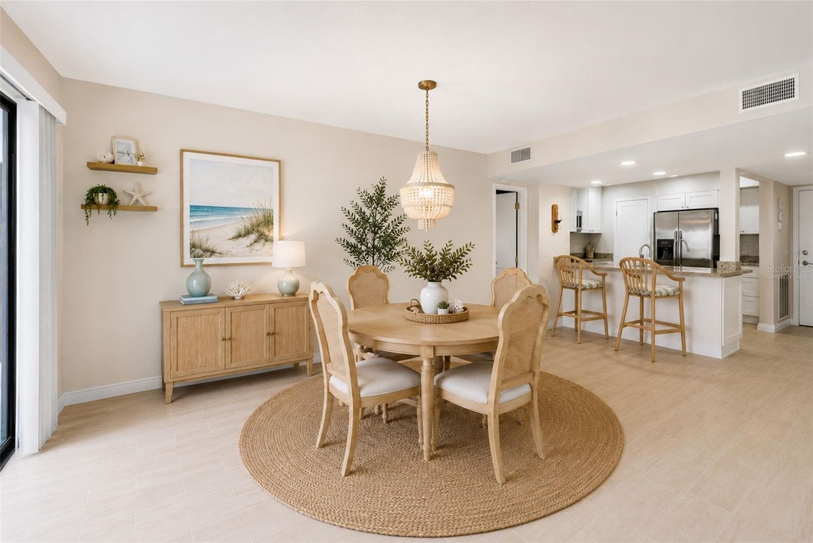Virtually staged- dining - 301 MARINER DR #301, TARPON SPRINGS