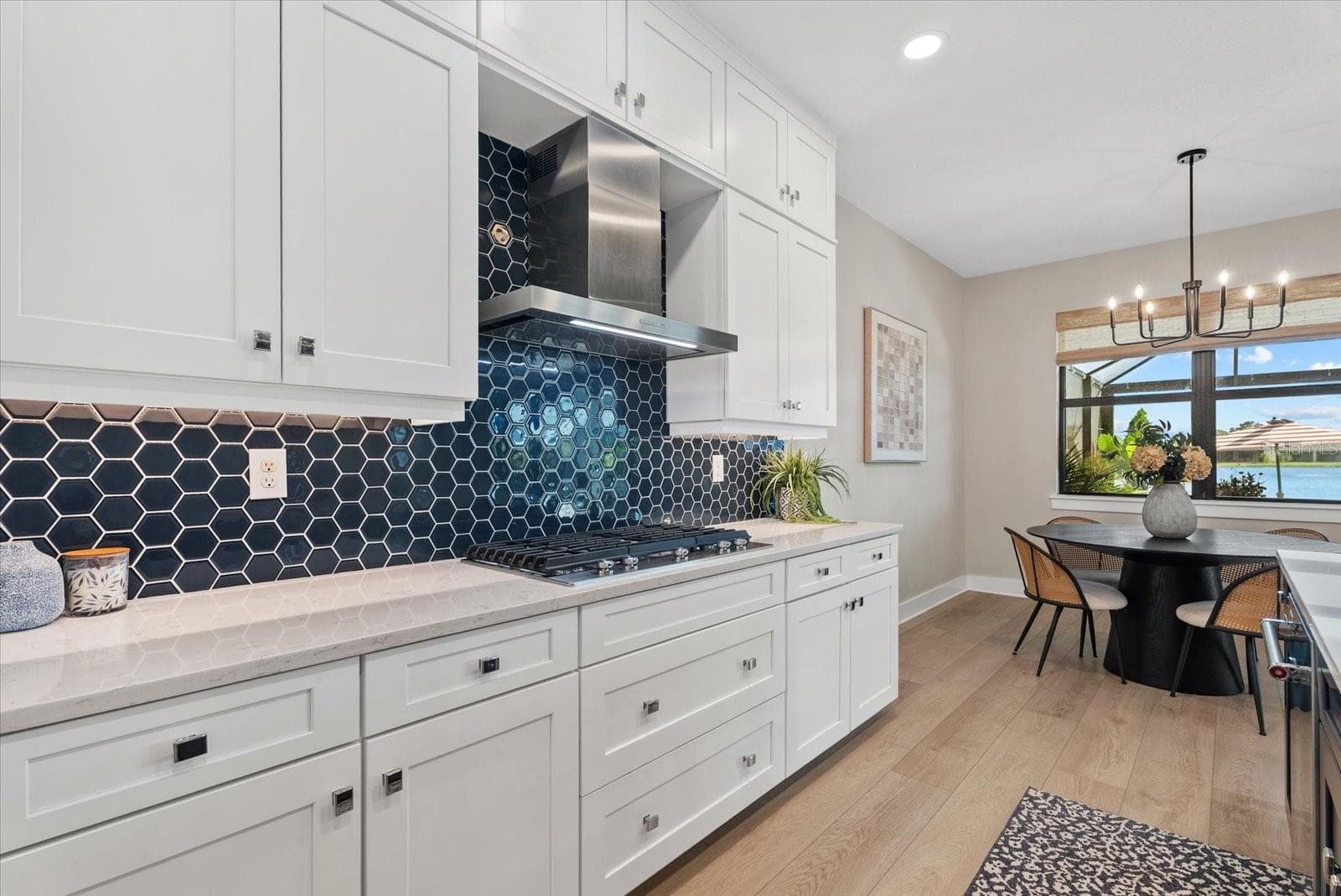 Gas Cooktop with Hood - 12801 MORNING MIST PL, VENICE