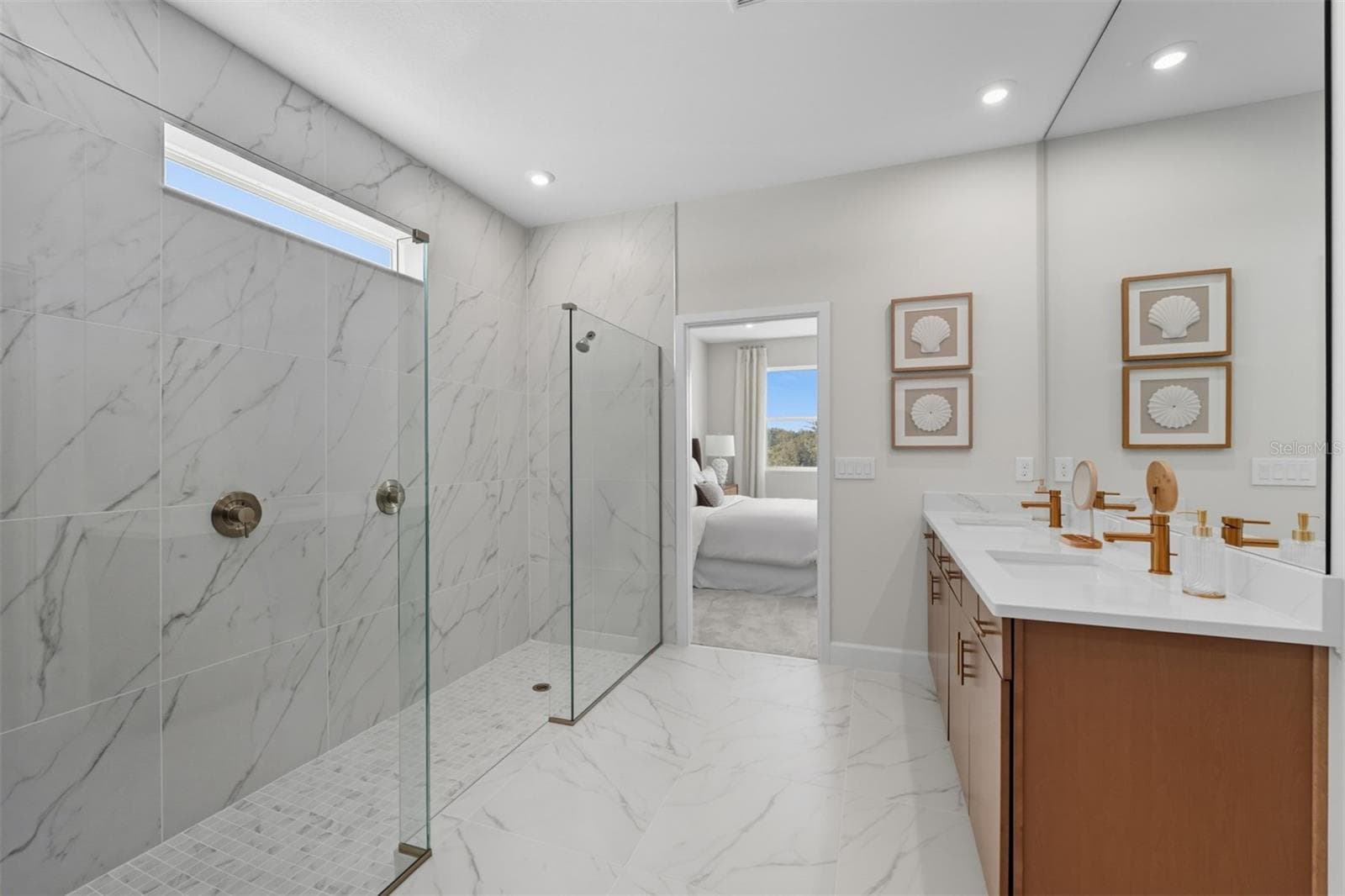Waterbrooke Dahlia Model Primary Bathroom - 2787 SWEET ACACIA DR, CLERMONT