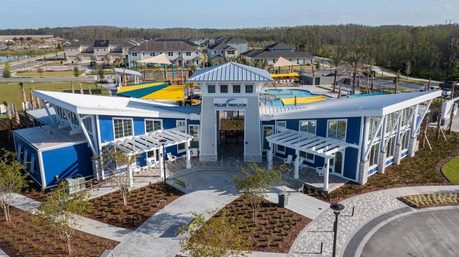 Meridian Parks Amenities Center Entrance (Aerial View) - 13636 SEAGRASS AVE, ORLANDO