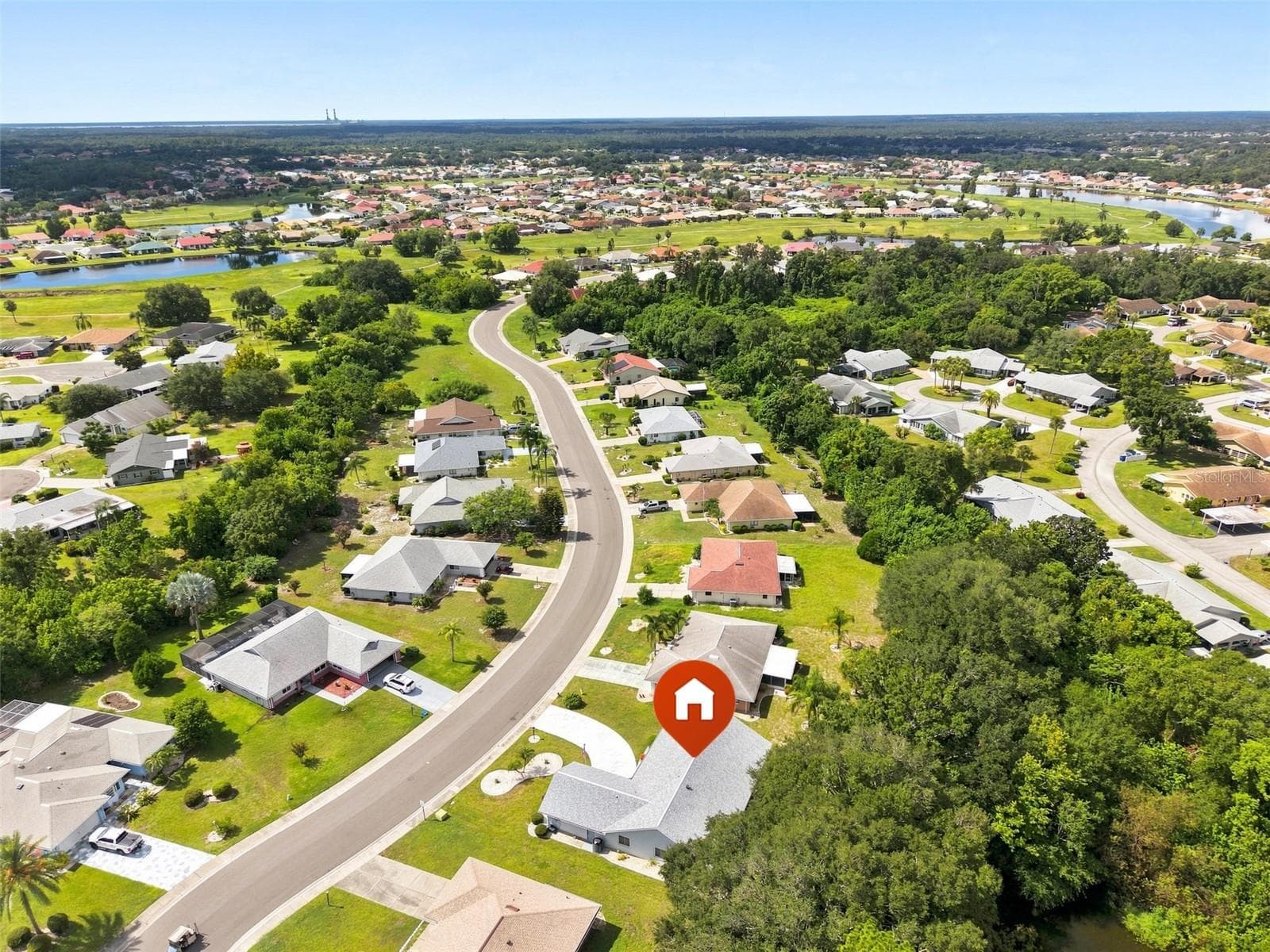 SHOWING LOCATION AND NEWER ROOF - 1803 NEW BEDFORD DR, SUN CITY CENTER