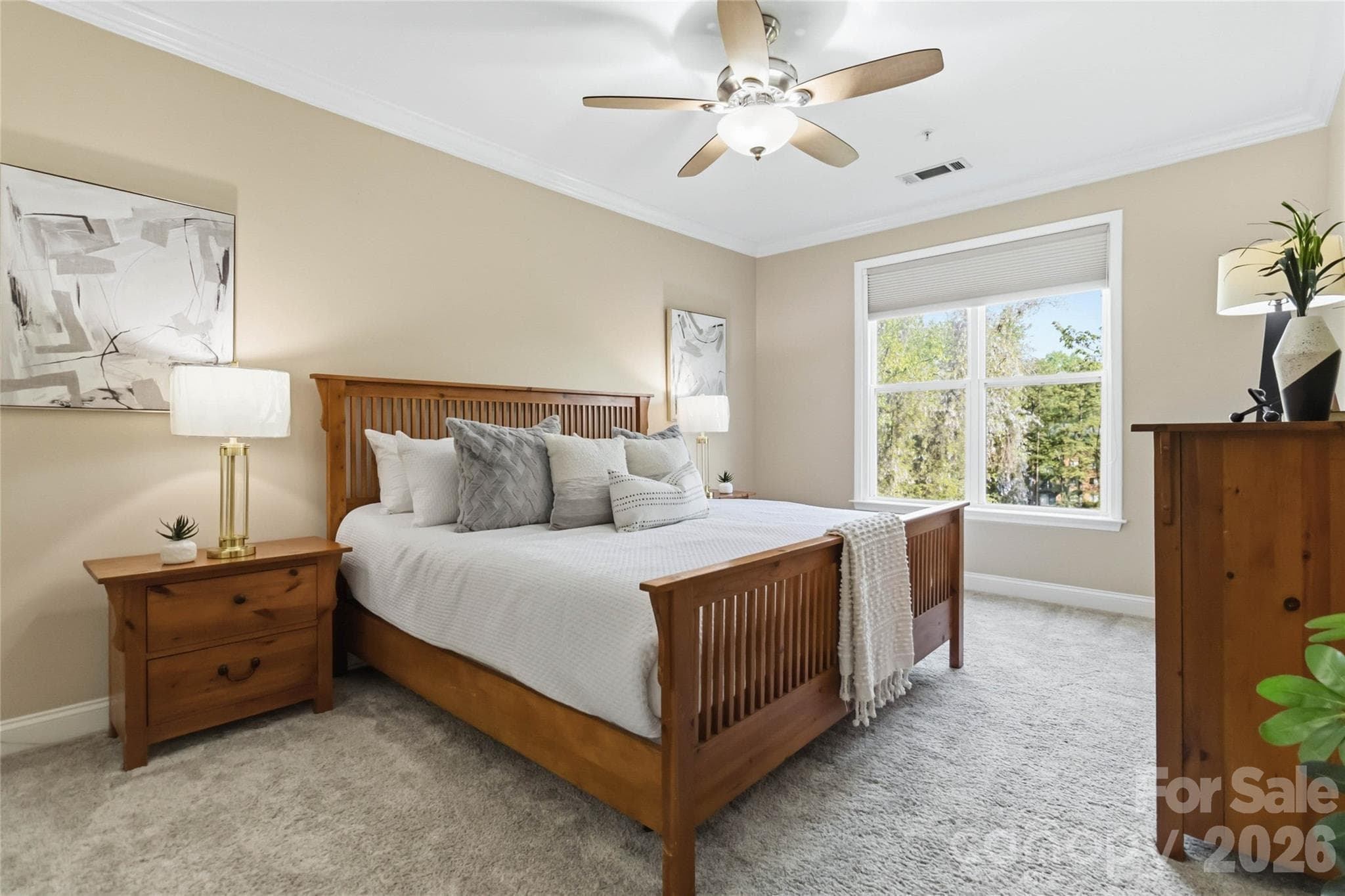 Primary Bedroom - 1000 E Woodlawn Road, Charlotte