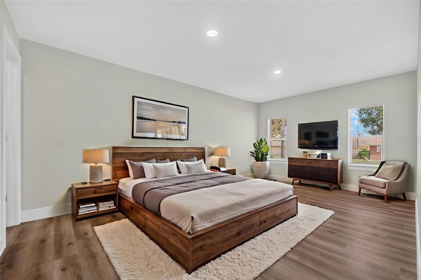 PRIMARY BEDROOM(virtually staged) - 655 TRAVIS CT, BARTOW