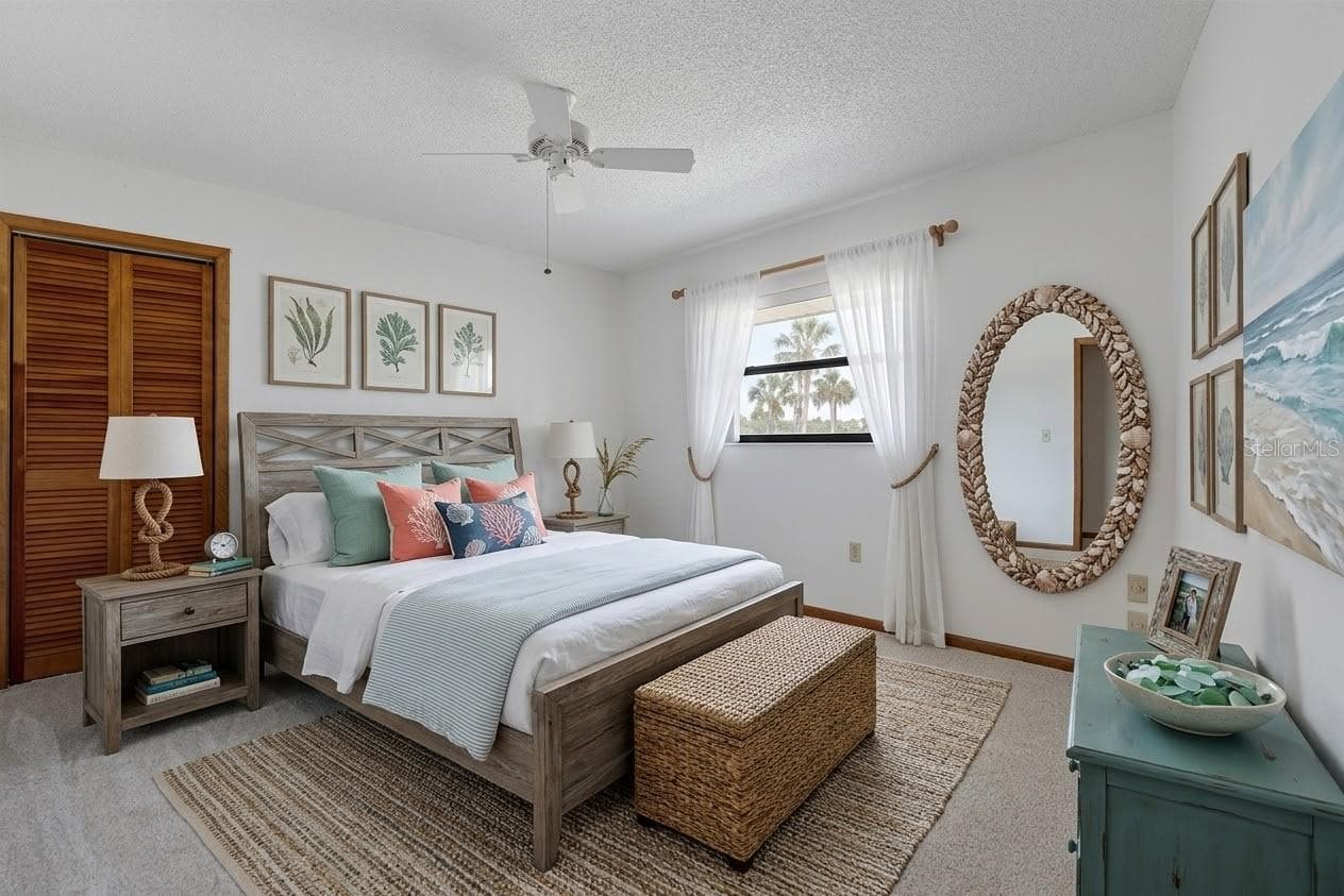 Staged photo of the Guest Bedroom - 9009 HEATHER BLVD, WEEKI WACHEE