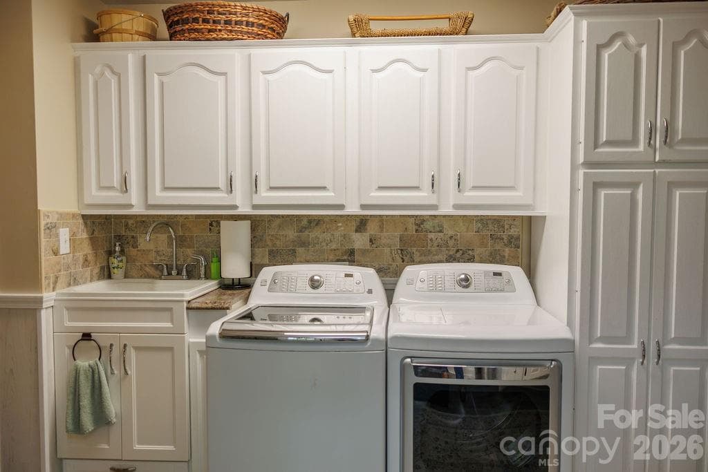 Sink and Laundry Area - Kings Mountain