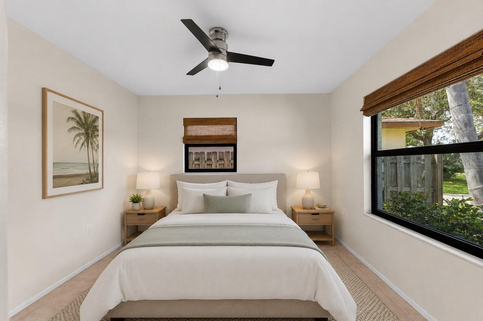Bedroom #2 - Virtually Staged - 1840 RITA ST, SARASOTA