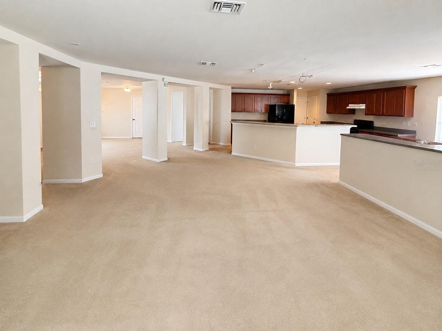 Living room. Virtually staged - 21468 DAWSON AVE, PORT CHARLOTTE