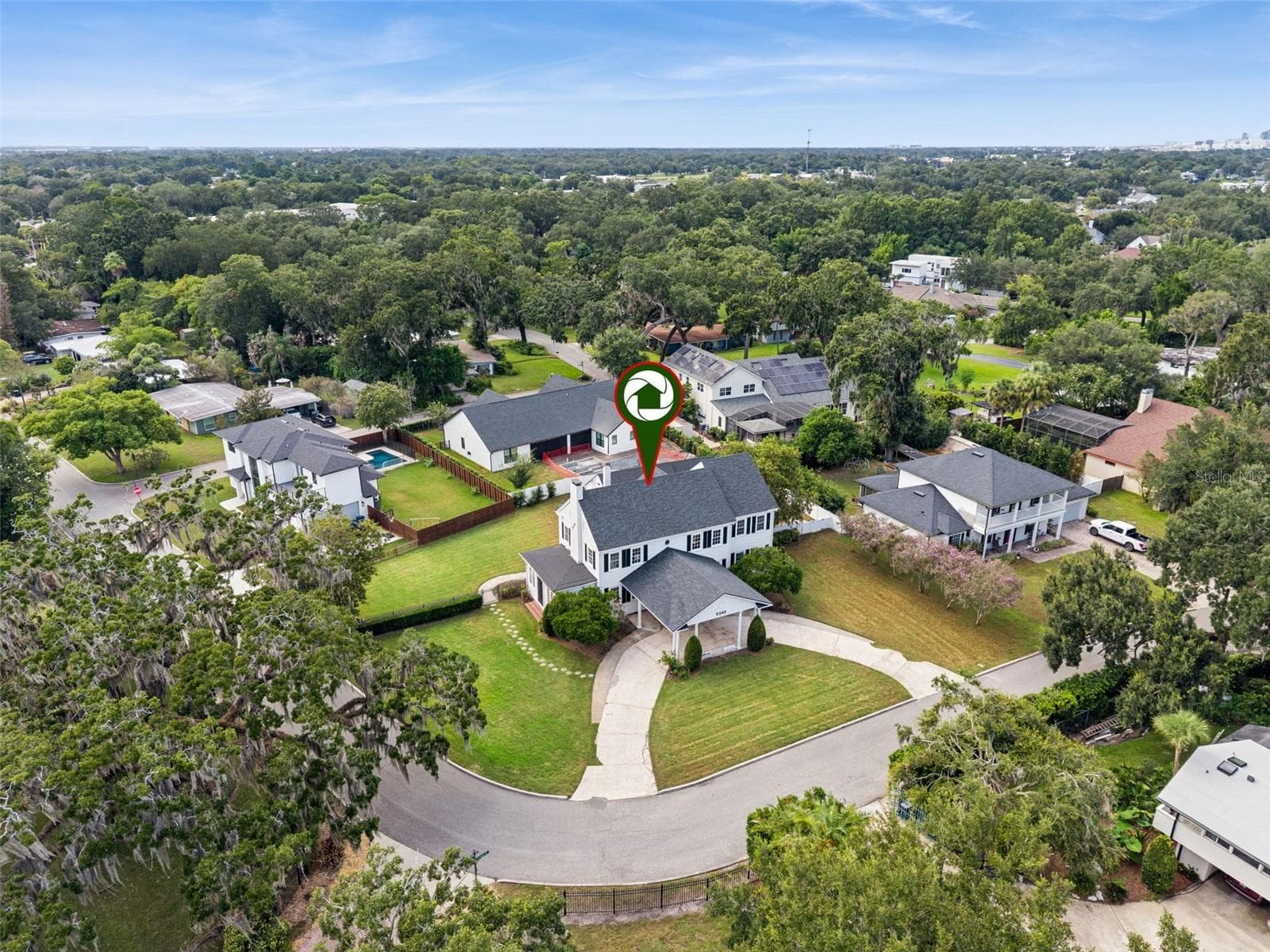 Aerial - 5240 ALLEMAN DR, ORLANDO