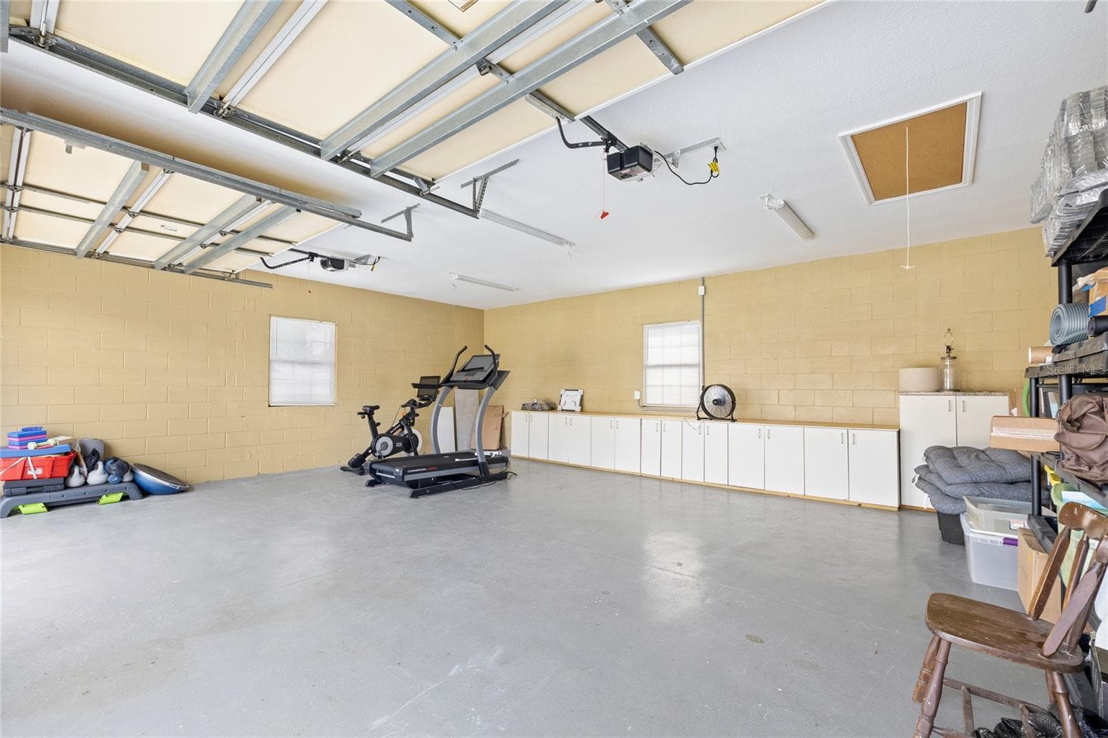 Interior of detached garage - 12901 PHILLIPS RD, GROVELAND