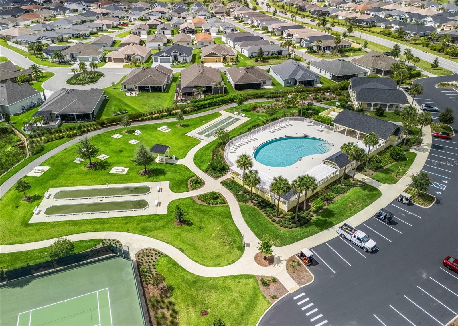 DeLuna Adult Pool, Pickle Ball and Bocce courts, and Mailbox Station - 3146 JACQUELINE WAY, THE VILLAGES
