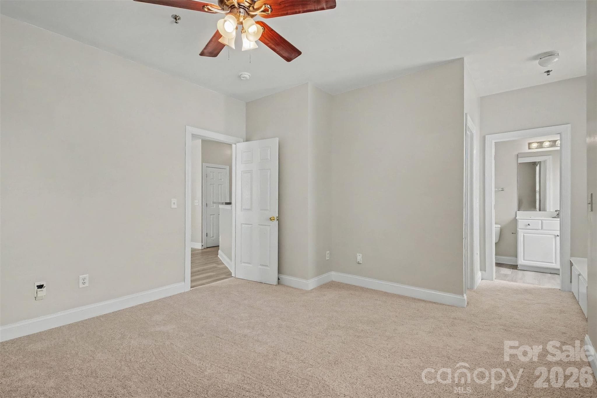 Main Level Primary Bedroom - 6858 Park Place Drive, Charlotte