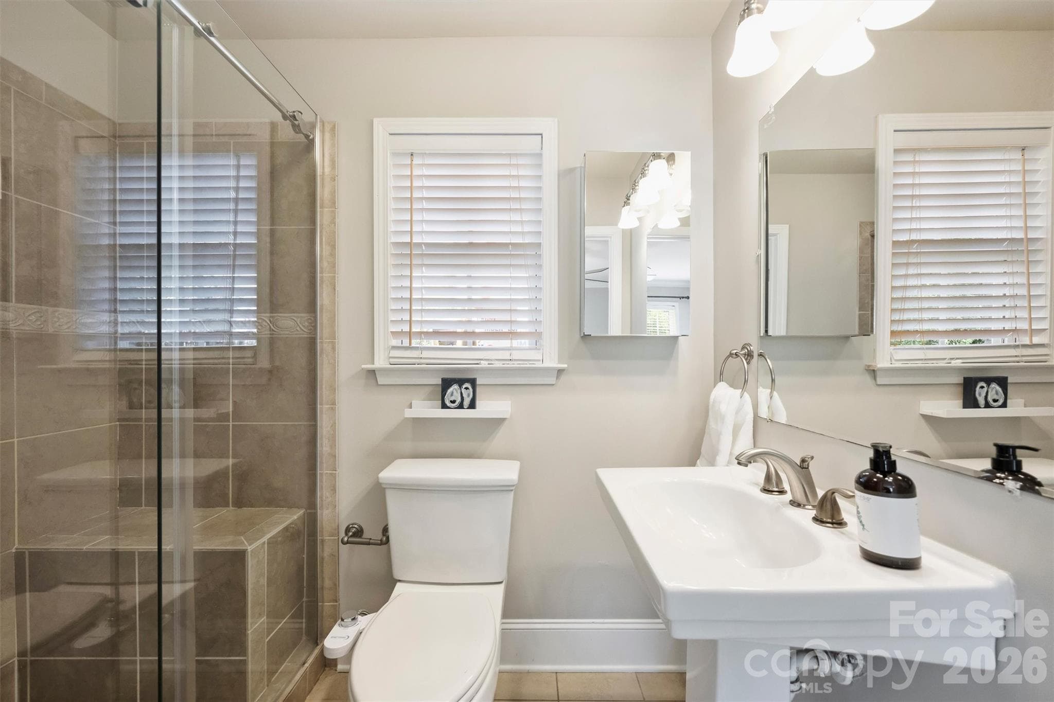 Primary Bathroom - 1323 Carolyn Drive, Charlotte