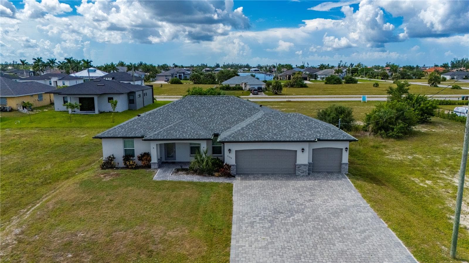 Drone Photo of Property - 4302 NW 32ND ST, CAPE CORAL