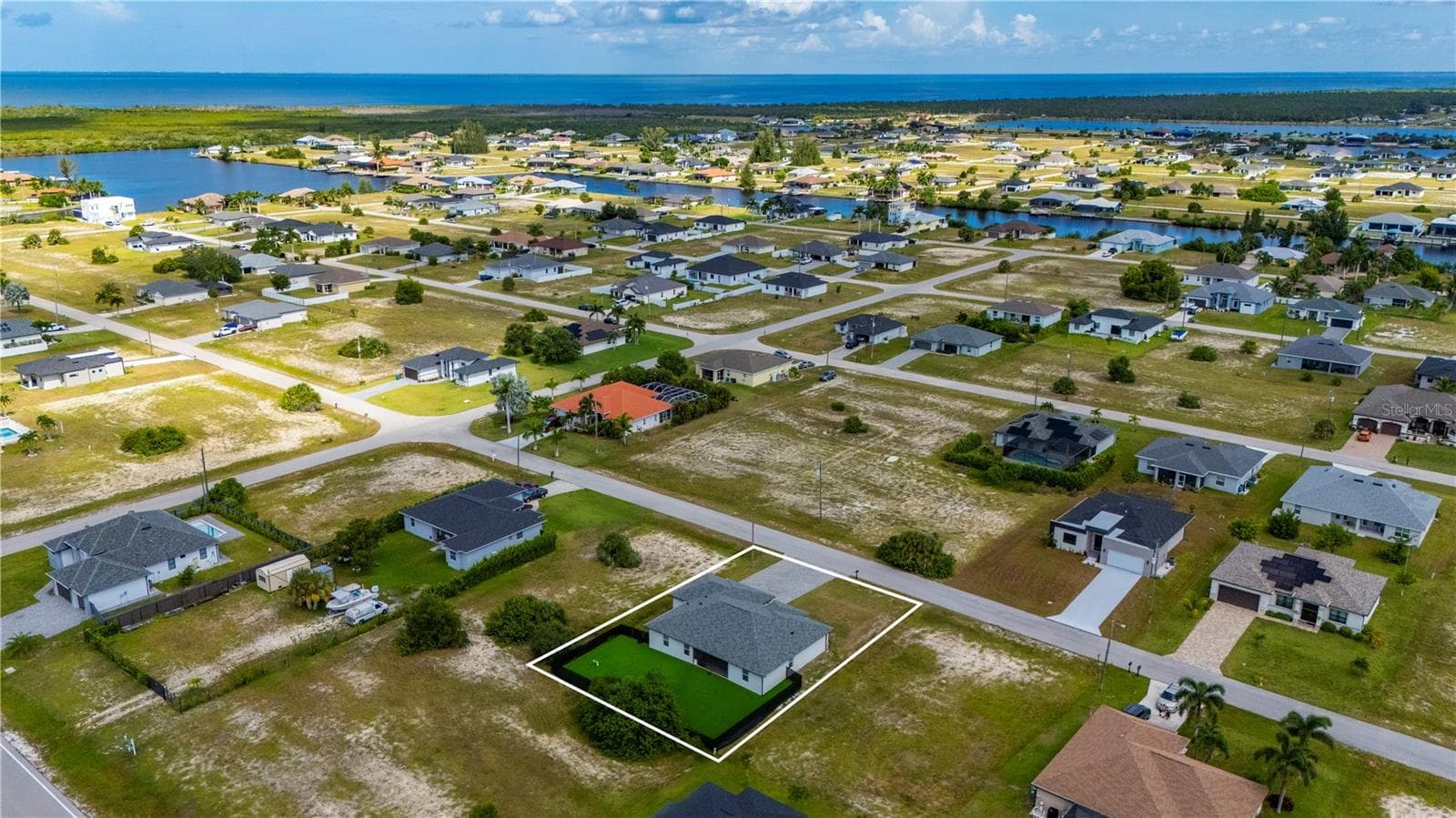 Drone Photo of Property - 4302 NW 32ND ST, CAPE CORAL