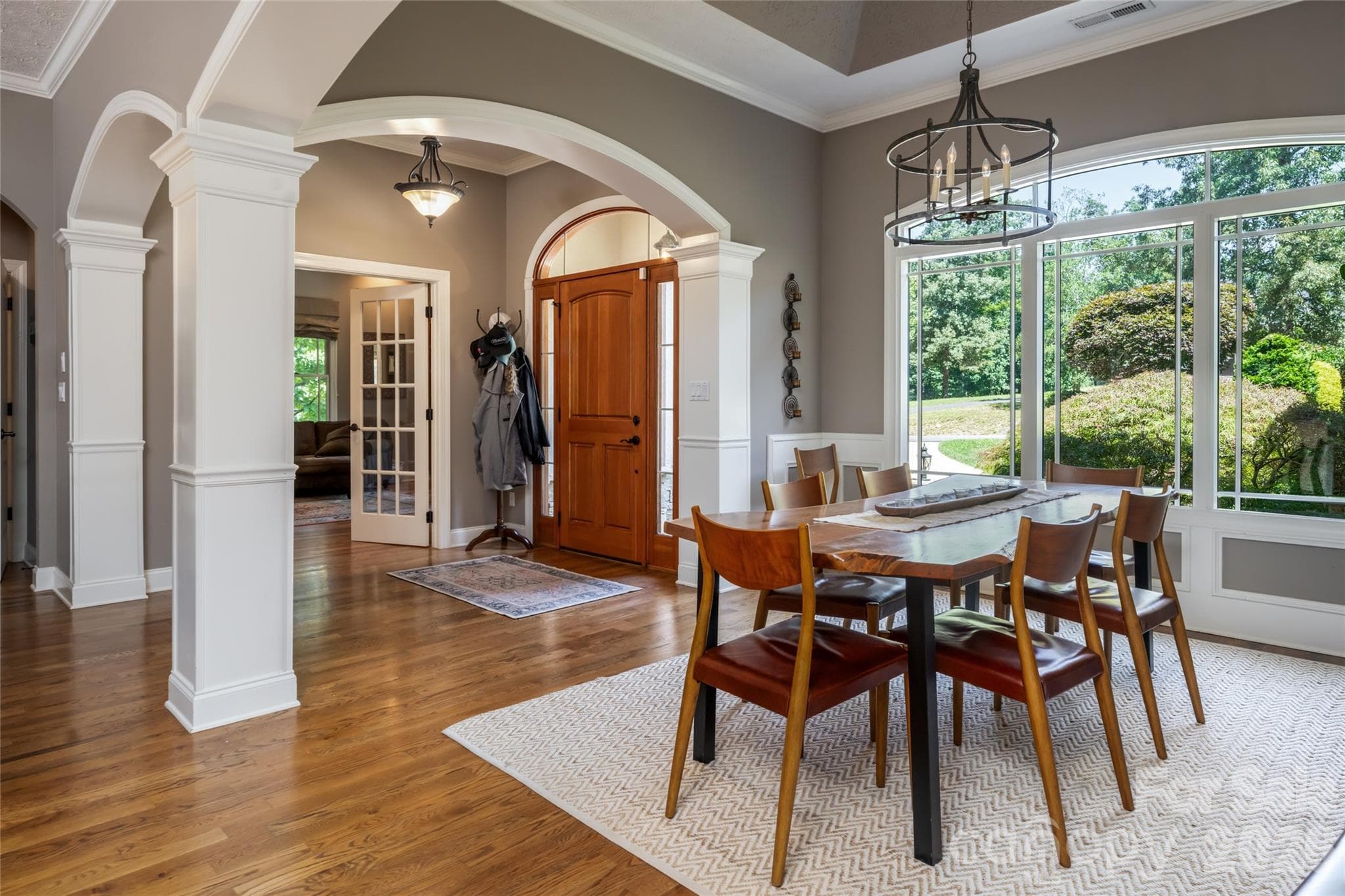 Dining area on main looking towards front door - 170 Cape Martin Circle, Hendersonville