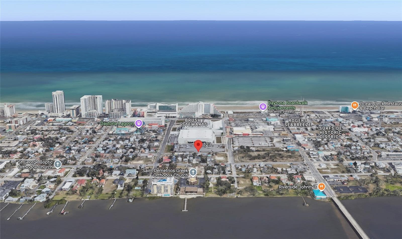 Duplex at 121-123 N HOLLYWOOD AVE, DAYTONA BEACH, photo 37 of 48