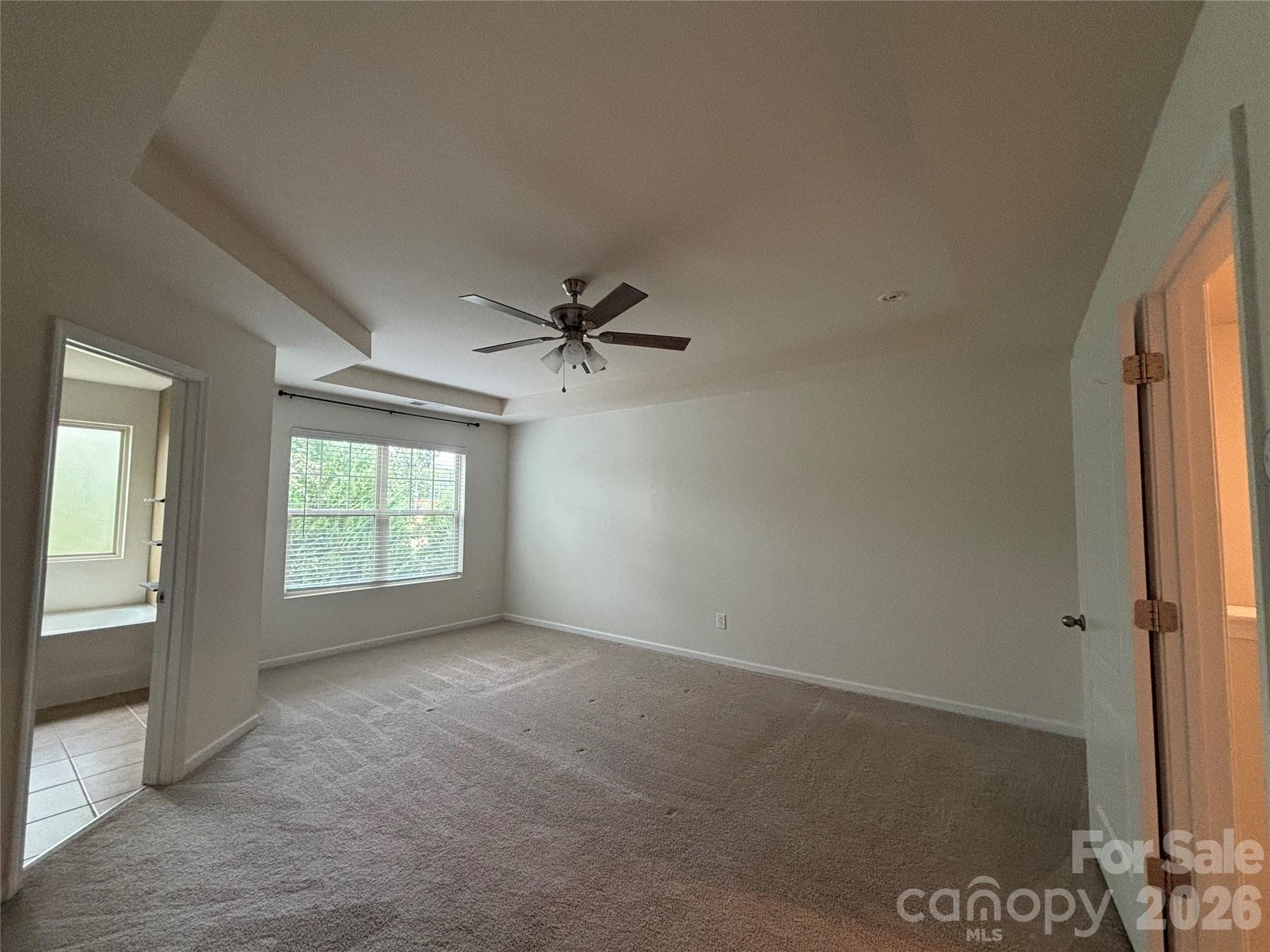 Empty Primary Bedroom - 347 Kennebel Place, Fort Mill