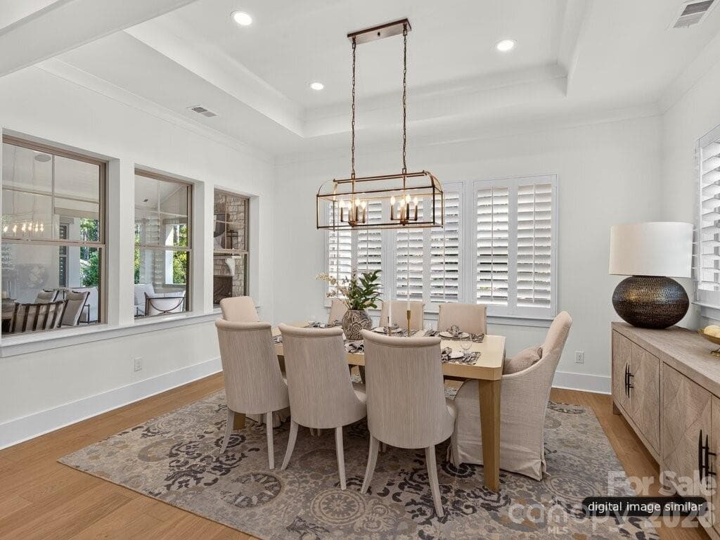 Formal Dining Room - 128 Willow View Loop, Davidson