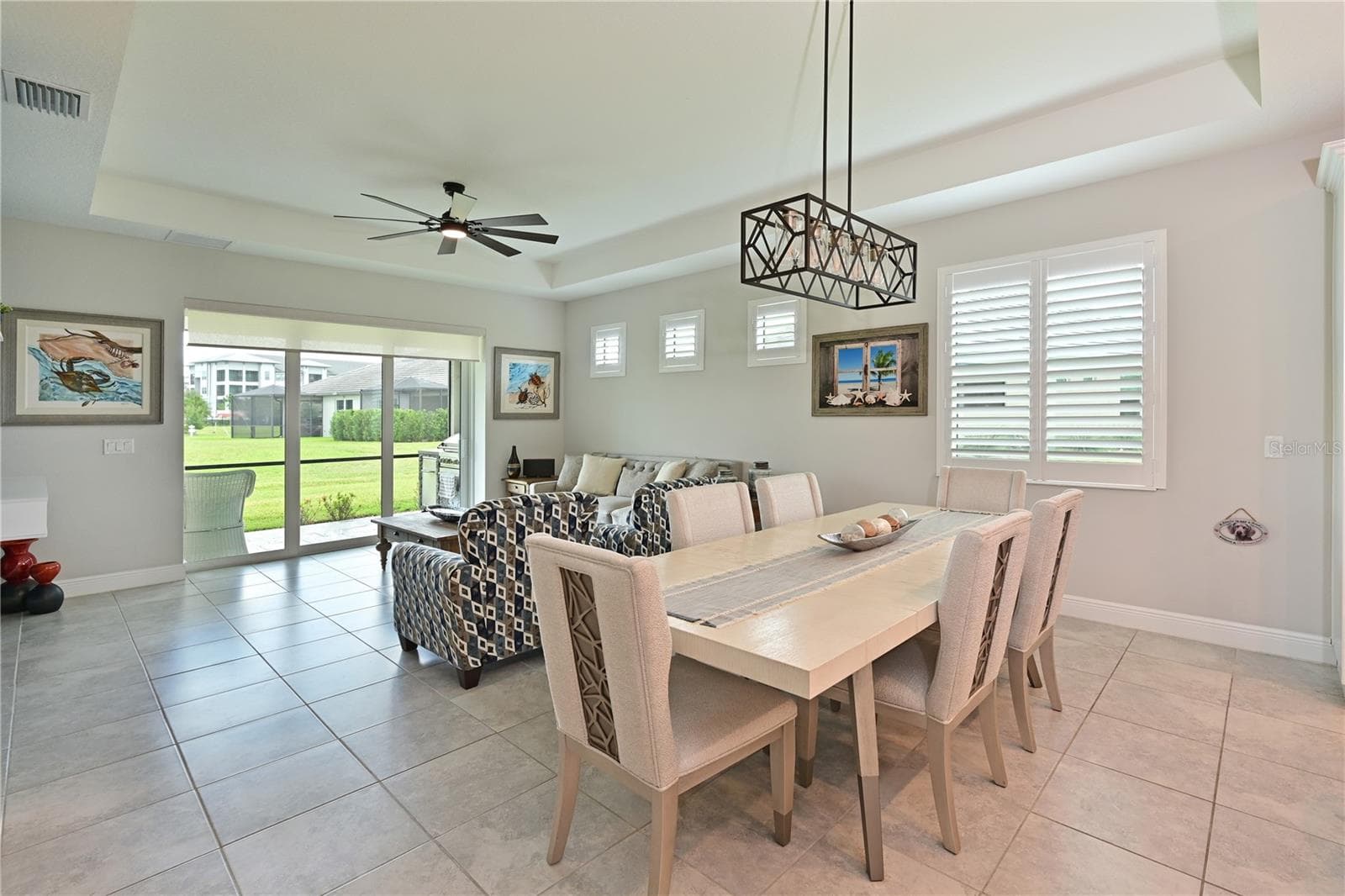 Dining Room/Great Room - 10715 KLEE AVE, BRADENTON