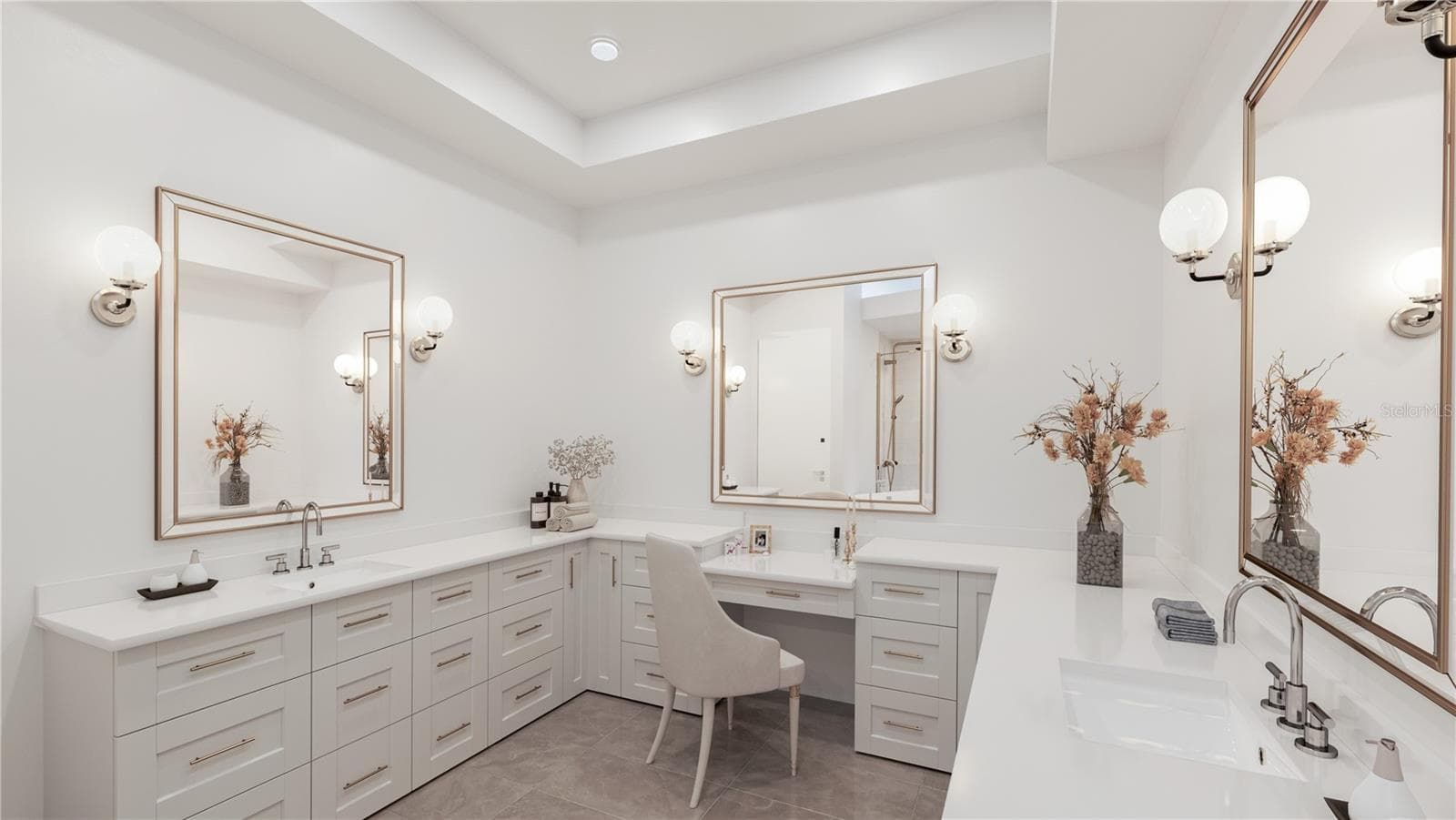 Primary bath virtual renovation example - 106 74TH ST #100, HOLMES BEACH
