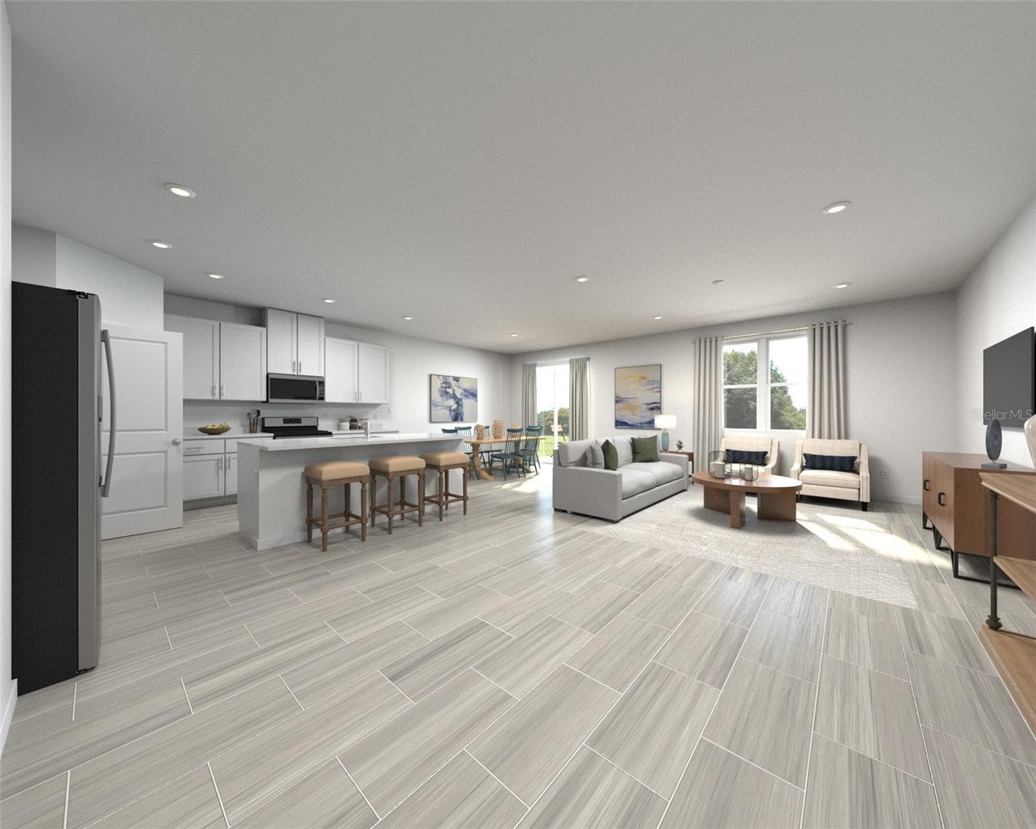 Photo is not of the actual home, but is an inspirational photo of builder’s model home and may depict options, furnishings, and/or decorator features that are not included. - 1688 COOLRIDGE PL, ZEPHYRHILLS