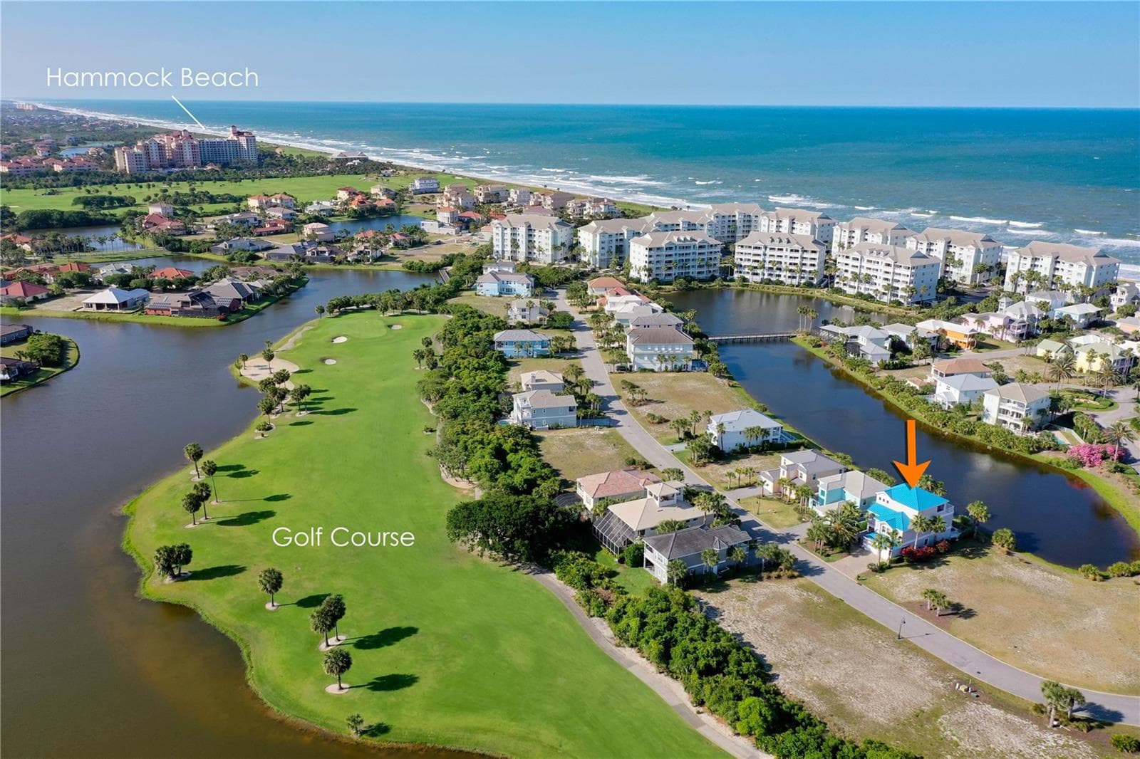 Aerial view - 12 CINNAMON BEACH WAY, PALM COAST