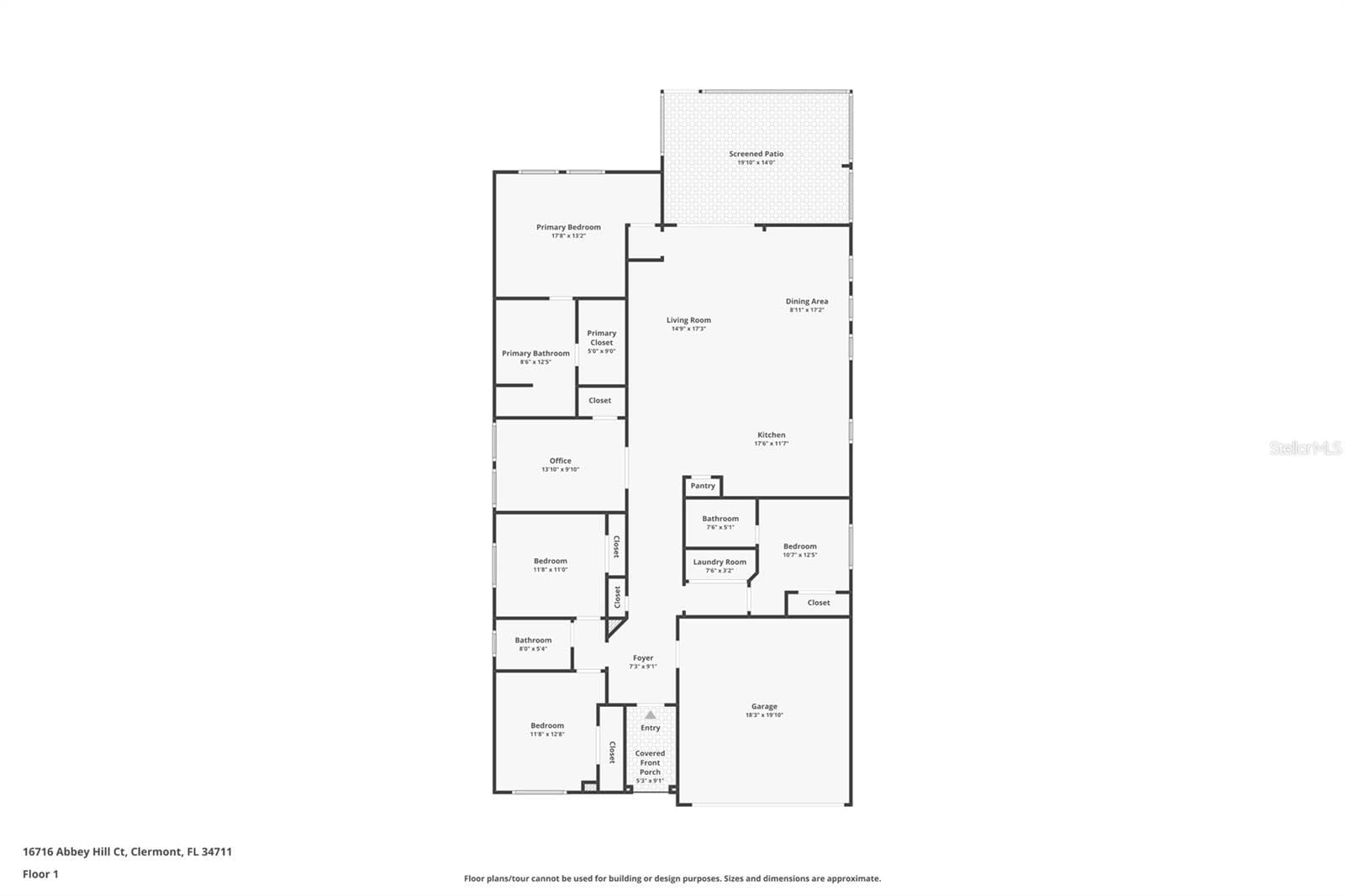Floor plan - 16716 ABBEY HILL CT, CLERMONT
