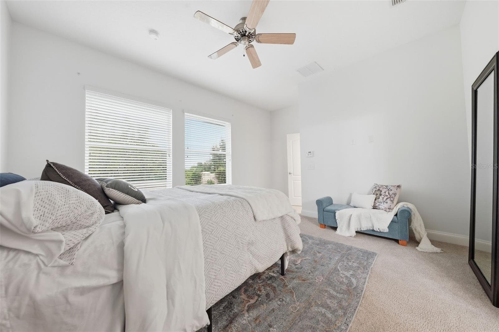 Primary Suite - windows offer hurricane shutters - 16716 ABBEY HILL CT, CLERMONT
