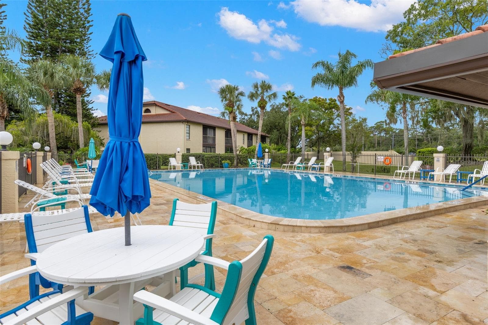 Community pool - 1801 E LAKE RD #19D, PALM HARBOR