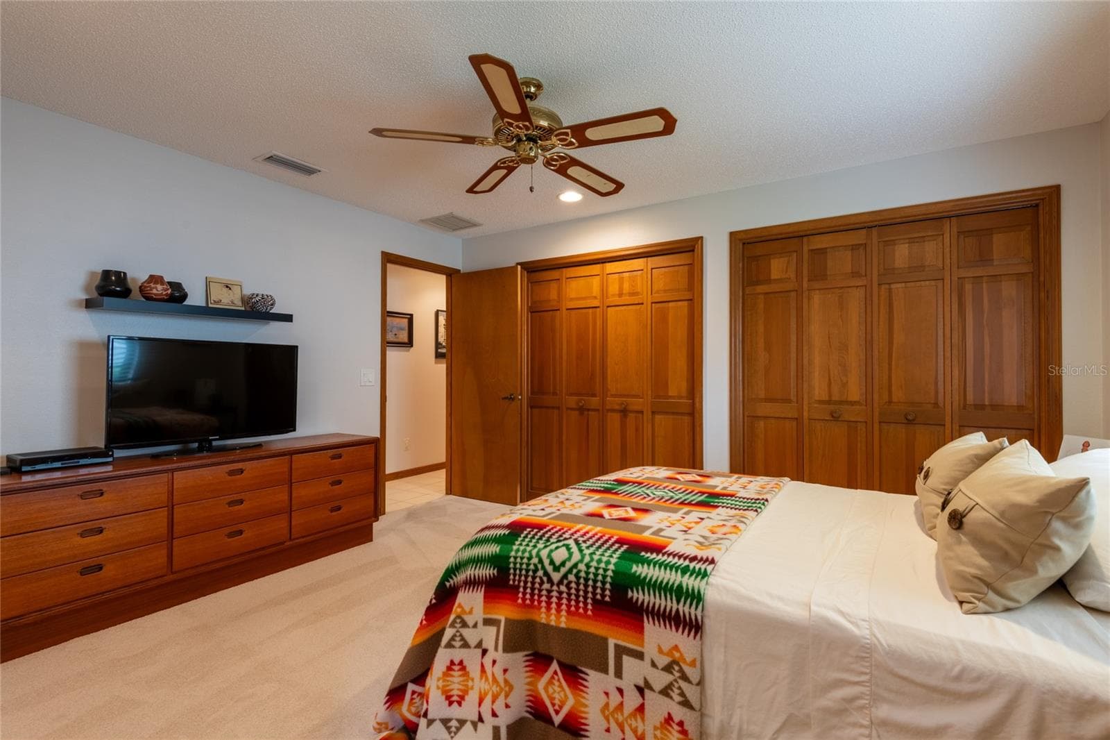 Second bedroom with 2 large closets - 16509 E COURSE DR, TAMPA