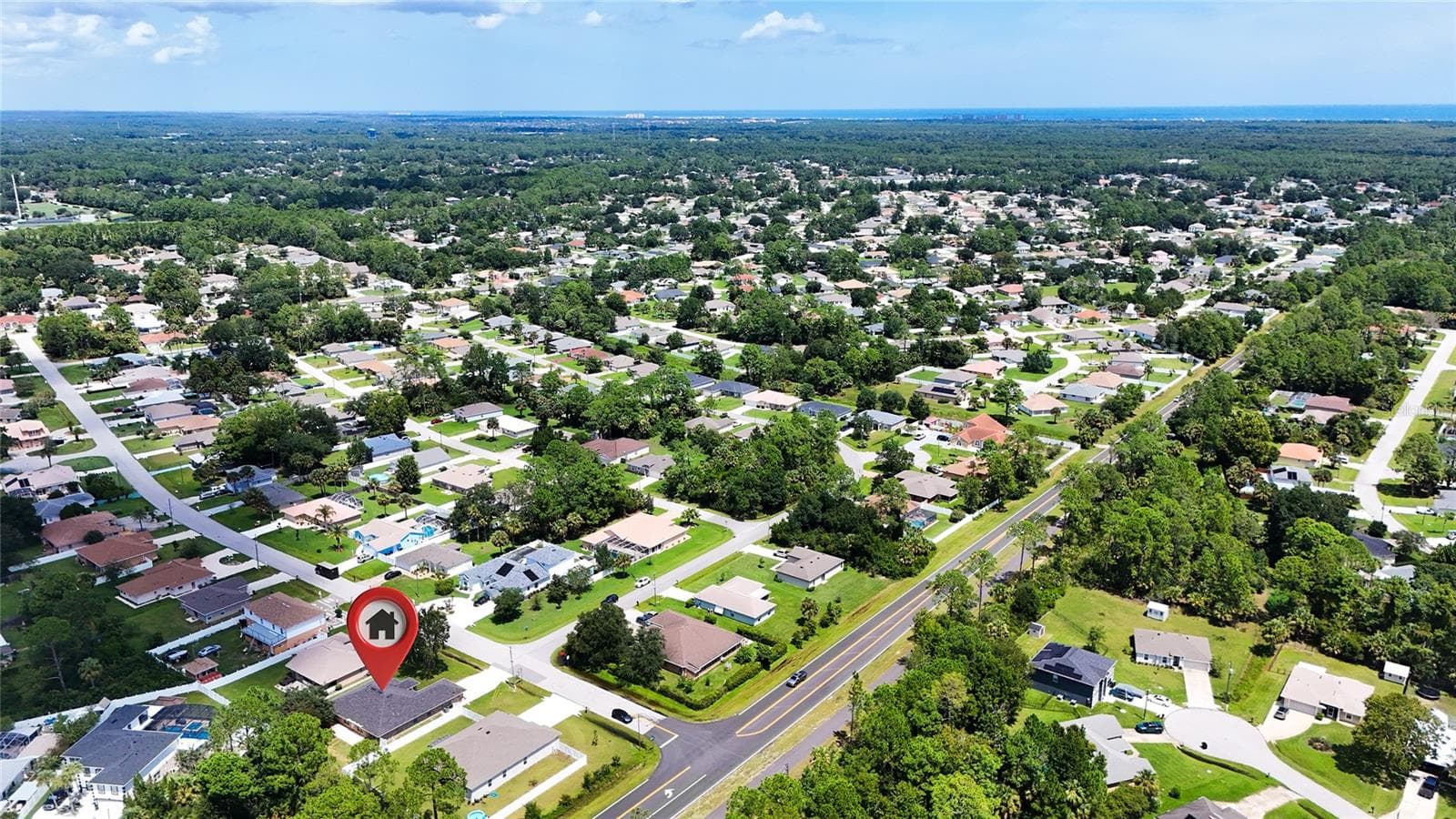 Aerial View - 38 PRINCESS ROSE DR, PALM COAST