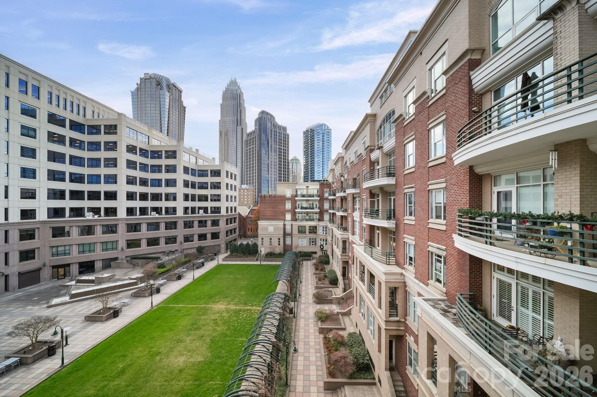 Balcony view - 400 N Church Street, Charlotte