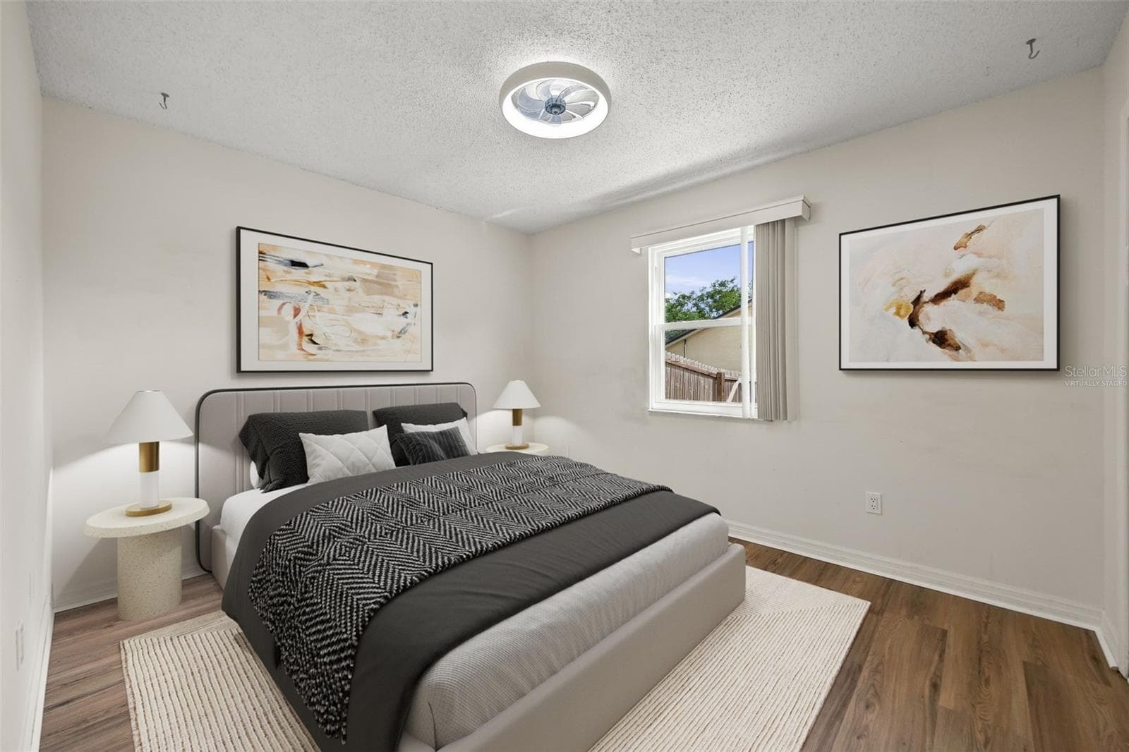 Virtually staged bedroom - 2808 TAMARACK TRL, APOPKA