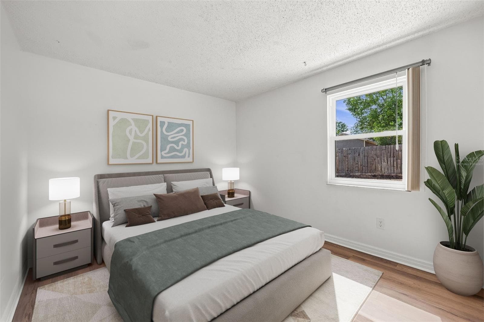 Virtually staged bedroom - 2808 TAMARACK TRL, APOPKA