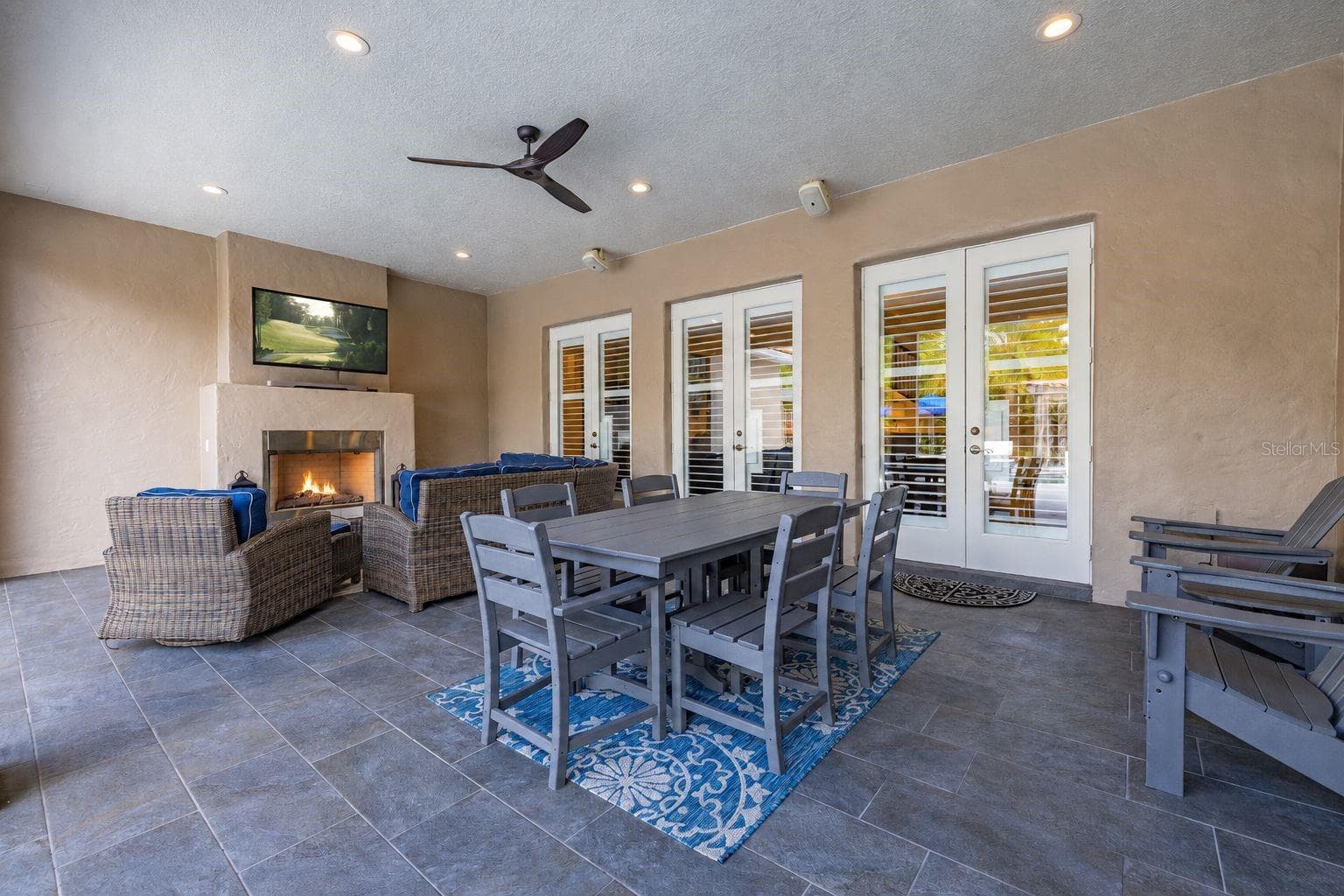 Outdoors entertaining area - 5526 MARLEON DR, WINDERMERE