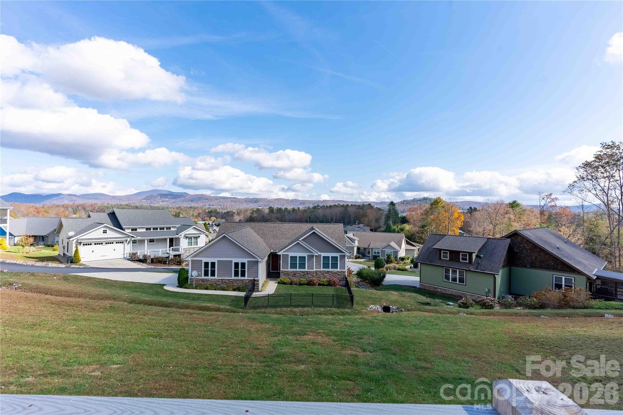 Mountain View from deck - Hendersonville
