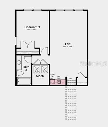 Floor 2 ~ Additional Highlights Include: 4' garage extension and pocket doors at study - 10585 ECLIPSE ST, SARASOTA