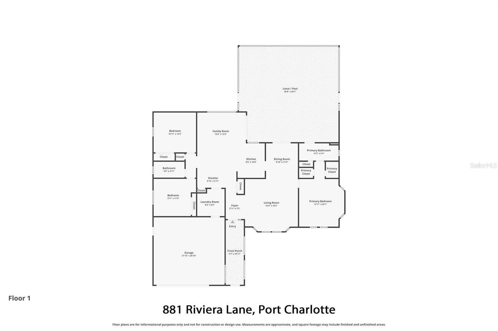 Single Family Residence at 881 RIVIERA LN NW, PORT CHARLOTTE, photo 94 of 94