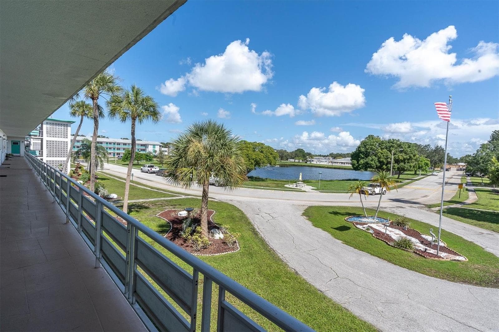 Condo Balcony view - 1900 59TH AVE N #212, ST PETERSBURG