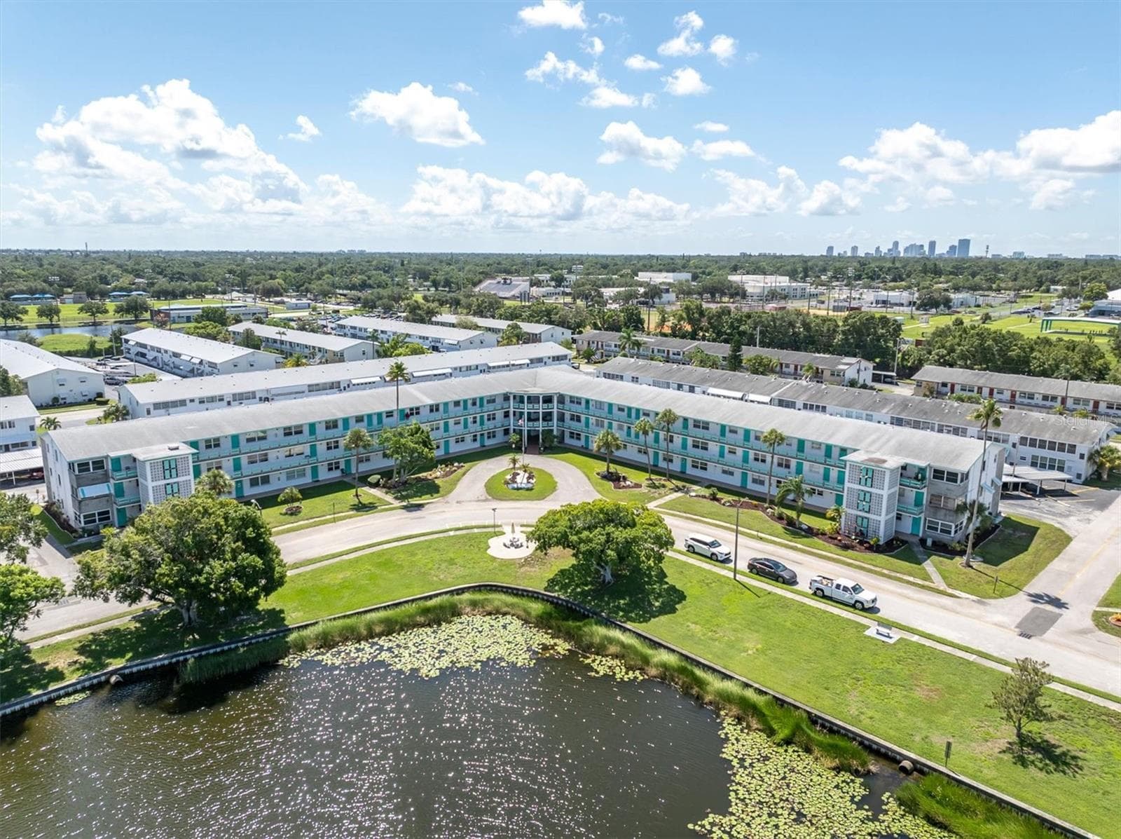 Aerial of Condo Building the Oasis Building - 1900 59TH AVE N #212, ST PETERSBURG